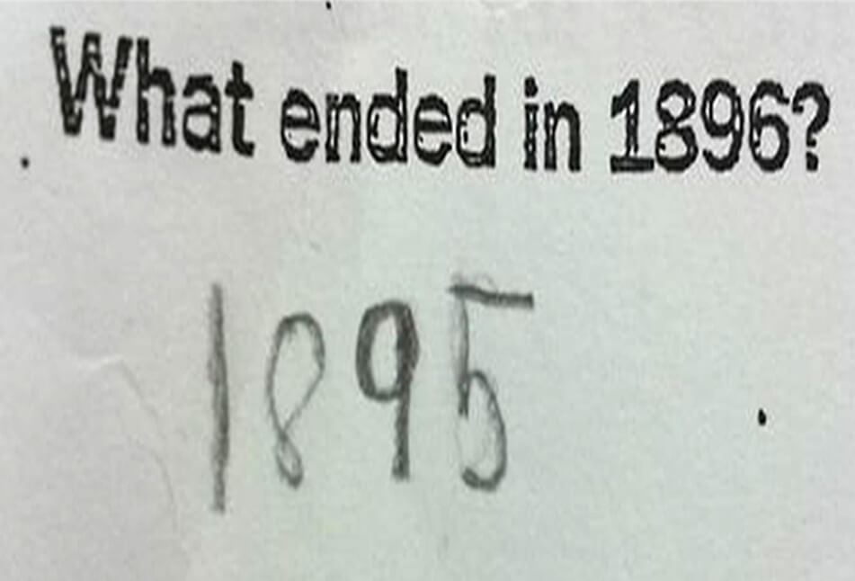 Funny Exam Answers-Can you blame him.