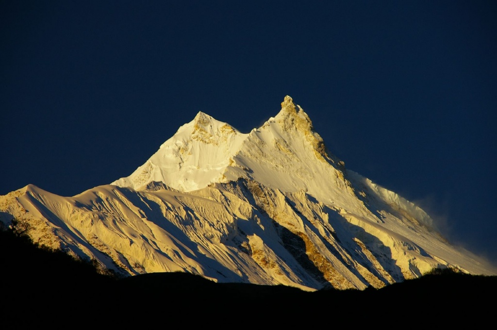 Highest Mountains In The World-Manaslu, Himalya