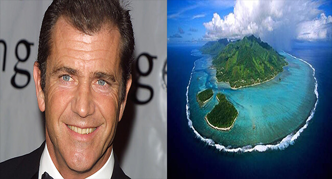 Most Expensive Private Islands Owned By Celebrities-Mel Gibson