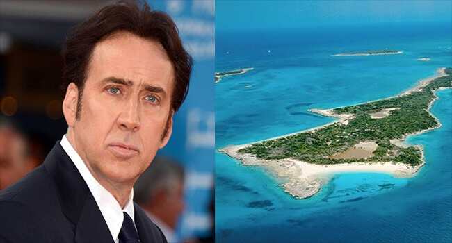 Most Expensive Private Islands Owned By Celebrities- Nicholas Cage