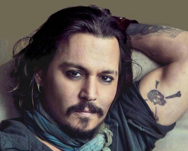 Johnny Depp Tattoos arm