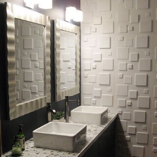 Moden bathroom Specialty tile