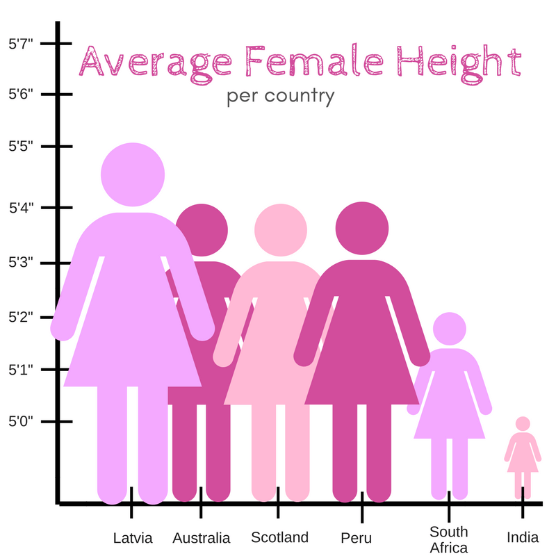 average female height