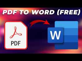 Convert PDF to Word Document